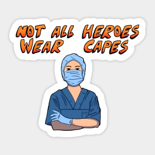 Hero Nurse Sticker